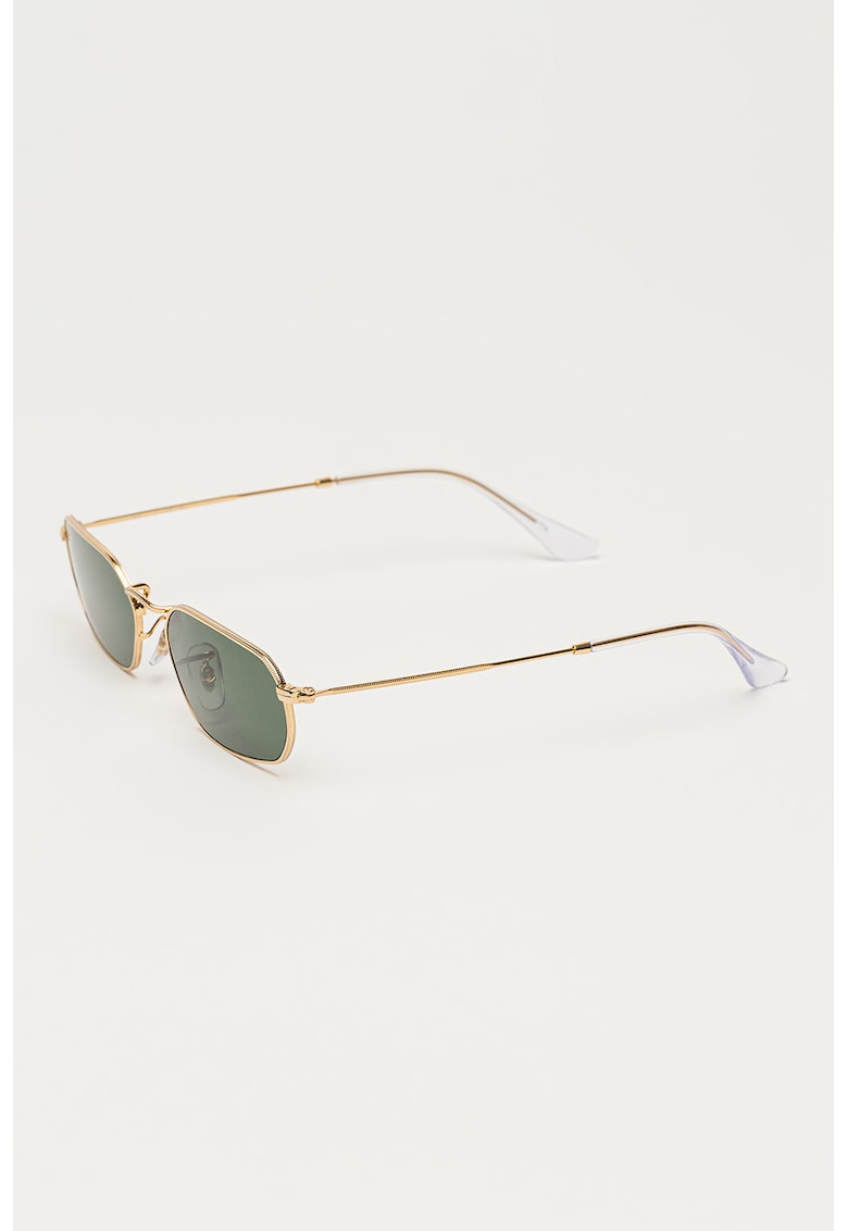Ochelari de soare unisex cu logo discret - Auriu
