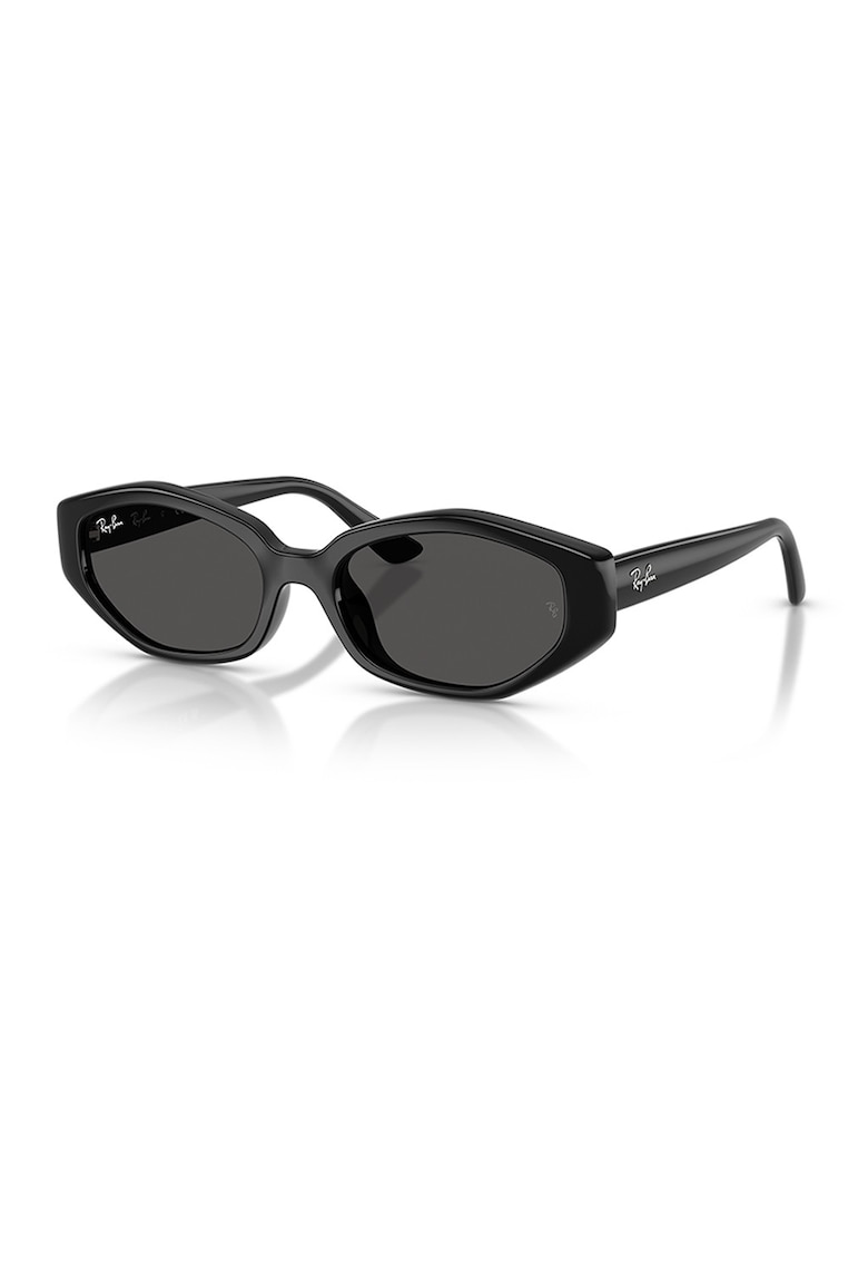Ochelari de soare unisex cu logo - Negru
