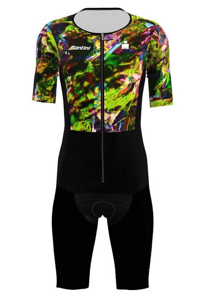 Costum triatlon barbati Viper Zephyr X Ironman - Negru/Multicolor