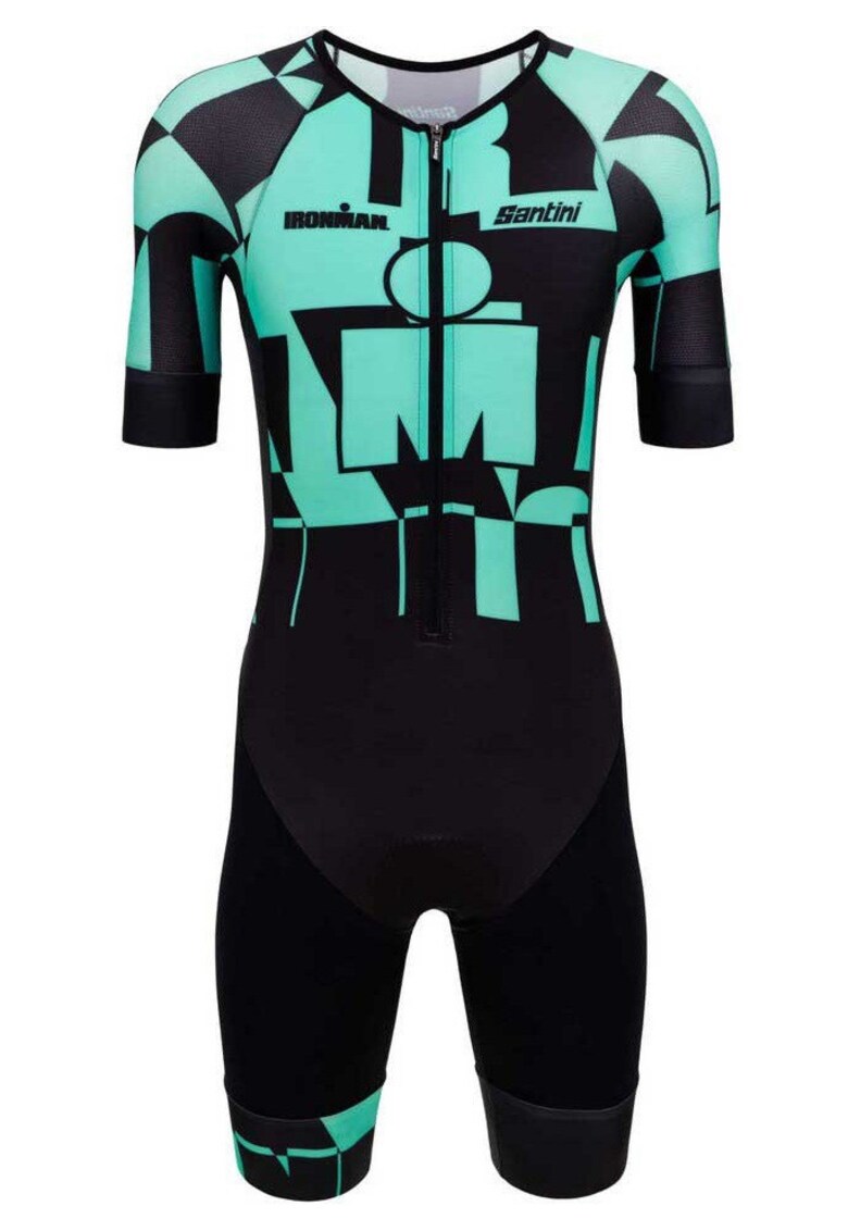 Costum triatlon barbati Enigma X Ironman - Verde/Negru