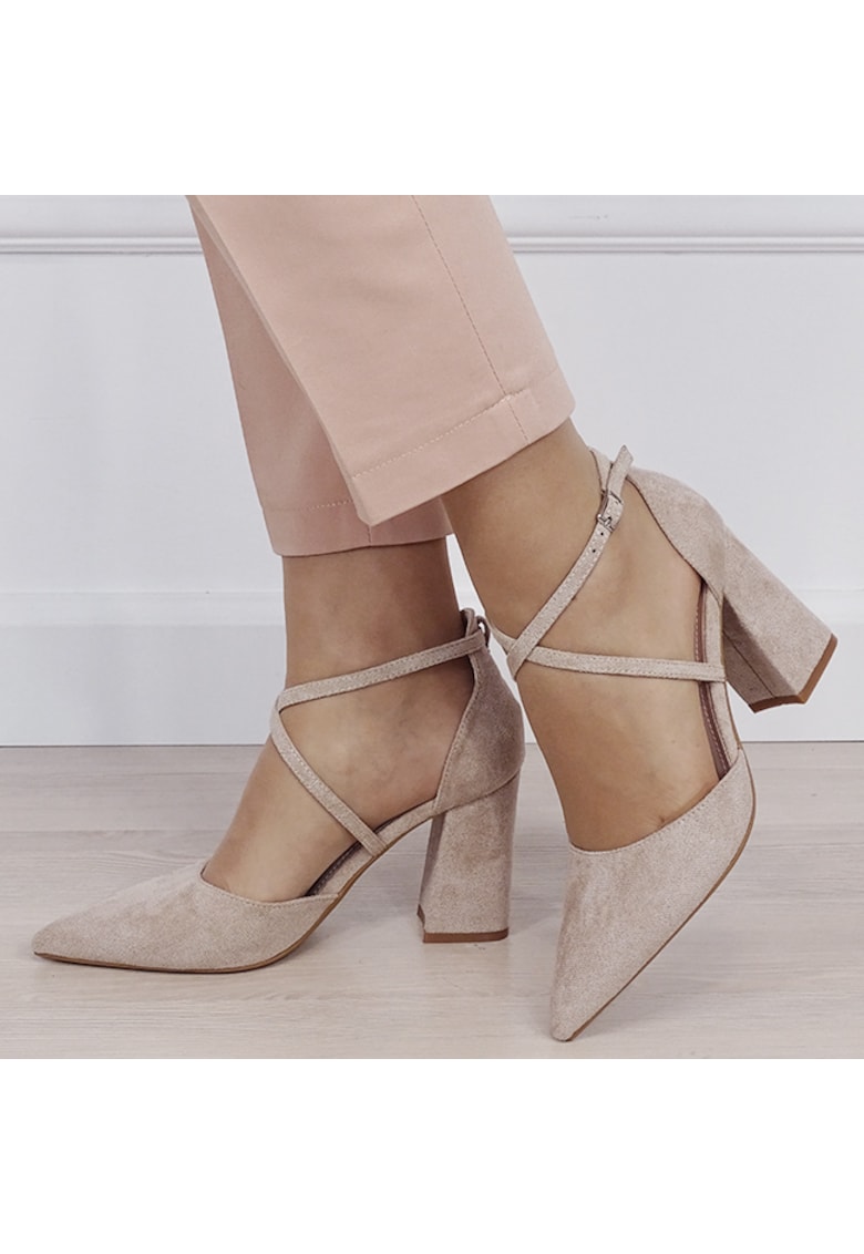 Pantofi nude eleganti 8709. 01 19505 - Nude