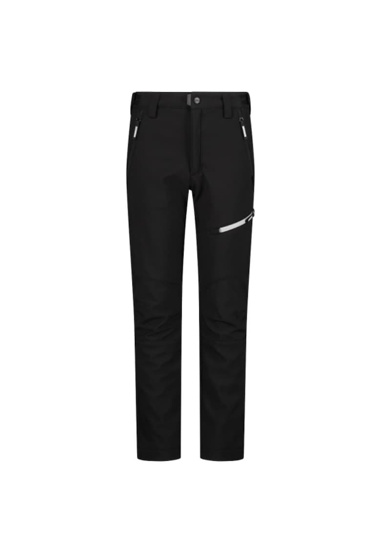Pantaloni trekking copii impermeabili - 116 cm - negru