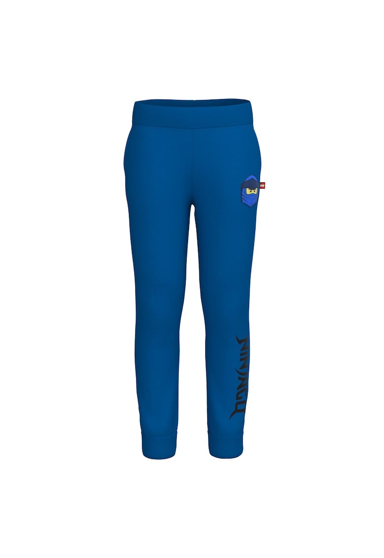 Pantaloni sport copii albastru - 100% bumbac - Albastru