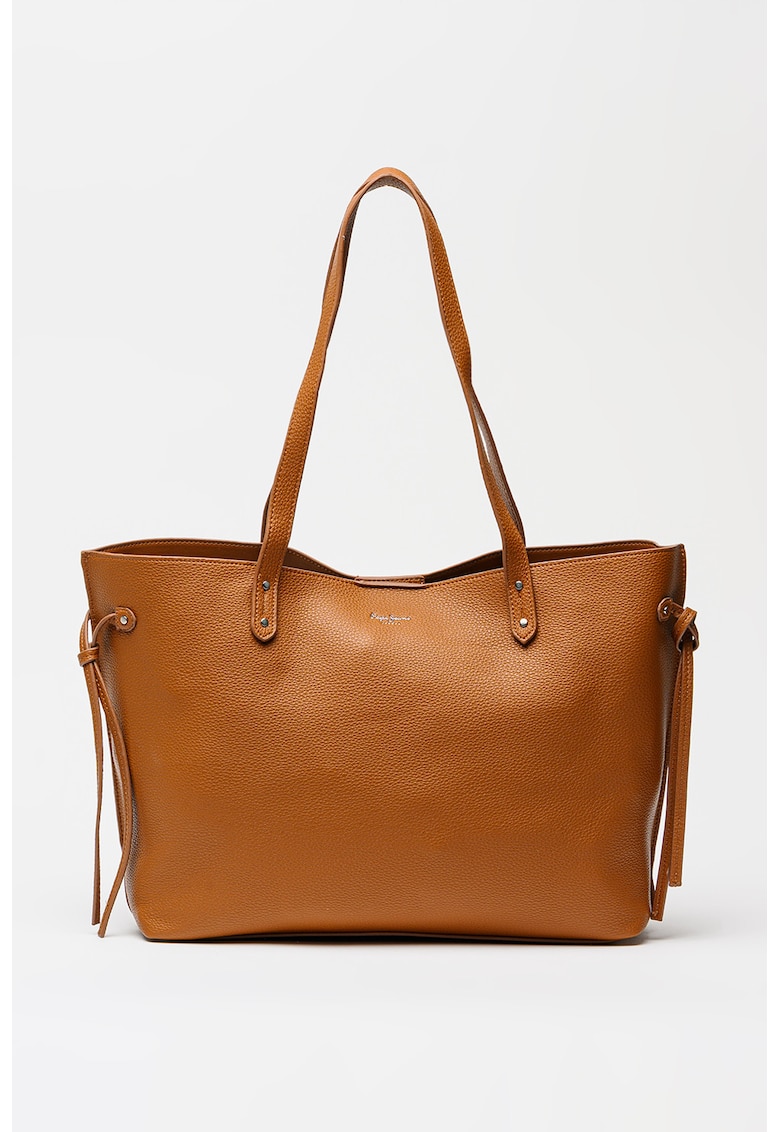 Geanta tote din piele ecologica Audrey - Maro