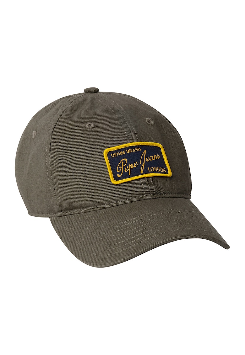 Sapca din bumbac cu aplicatie logo - Verde masliniu