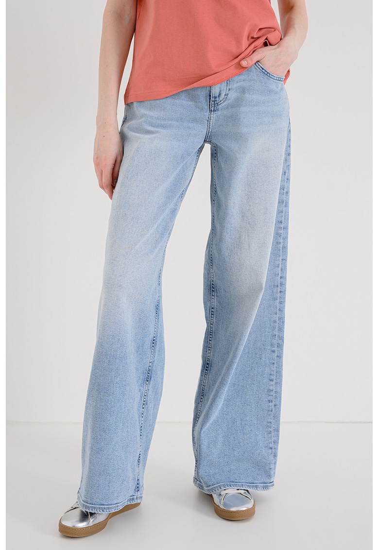 Blugi cu croiala ampla Medley - Albastru deschis melange