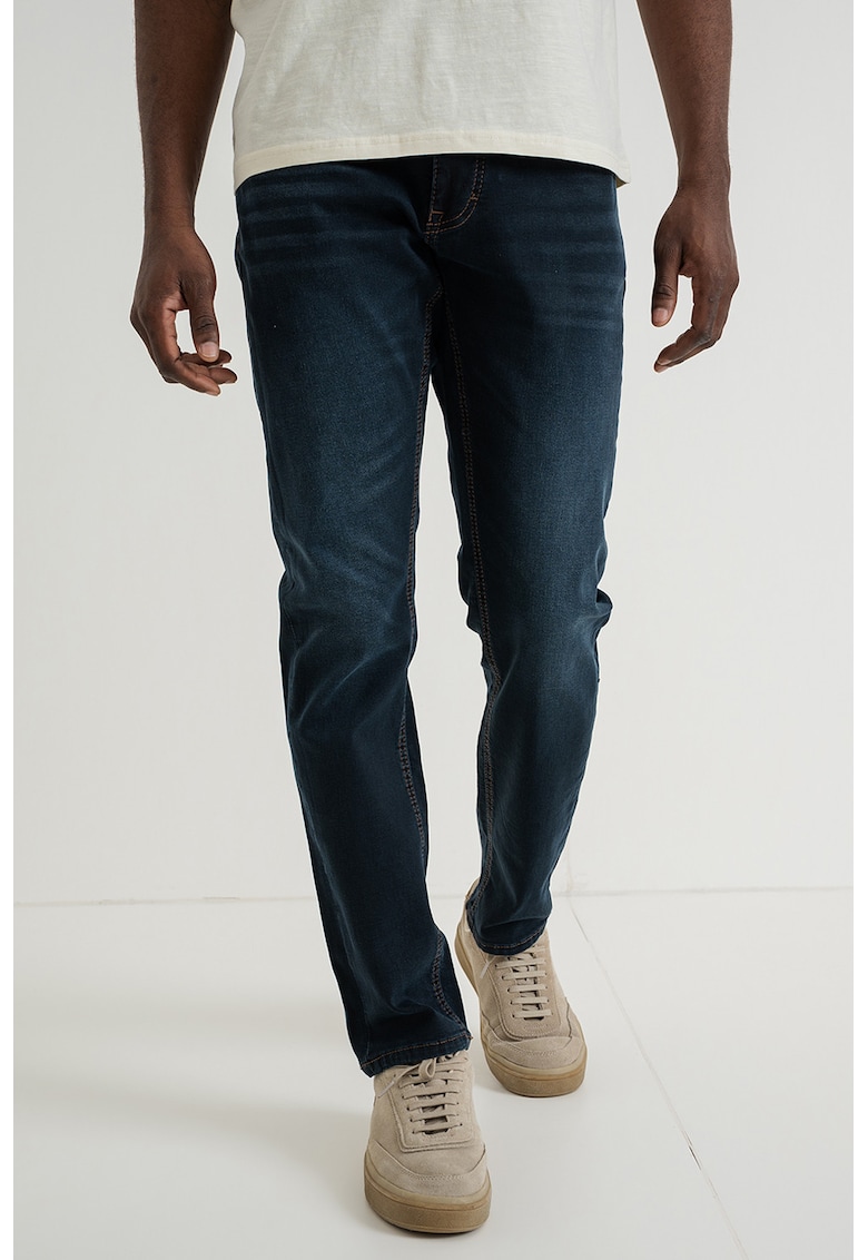 Blugi slim-fit cu design 5 buzunare Oregon - Albastru ultramarin