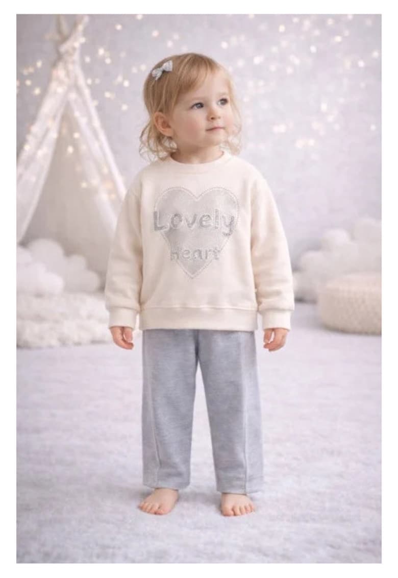 Tinuta fetita minaminokids lovely heart - Multicolor