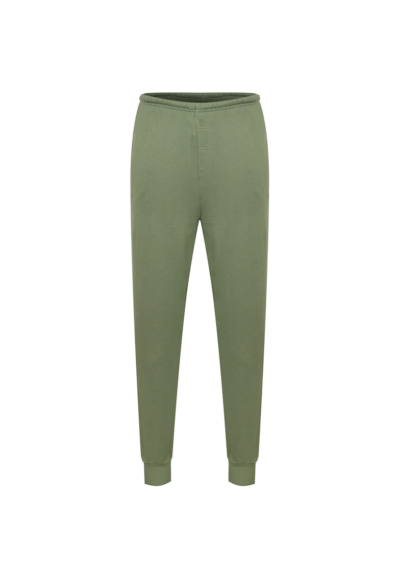 Pantaloni sport dama - CL AE ARCHIVE FIT FT - maslinie - bumbac