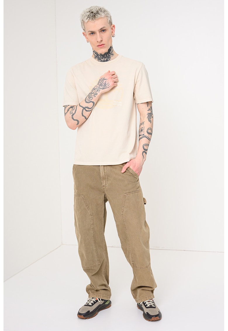 Tricou cu imprimeu logo Merrymack - Bej