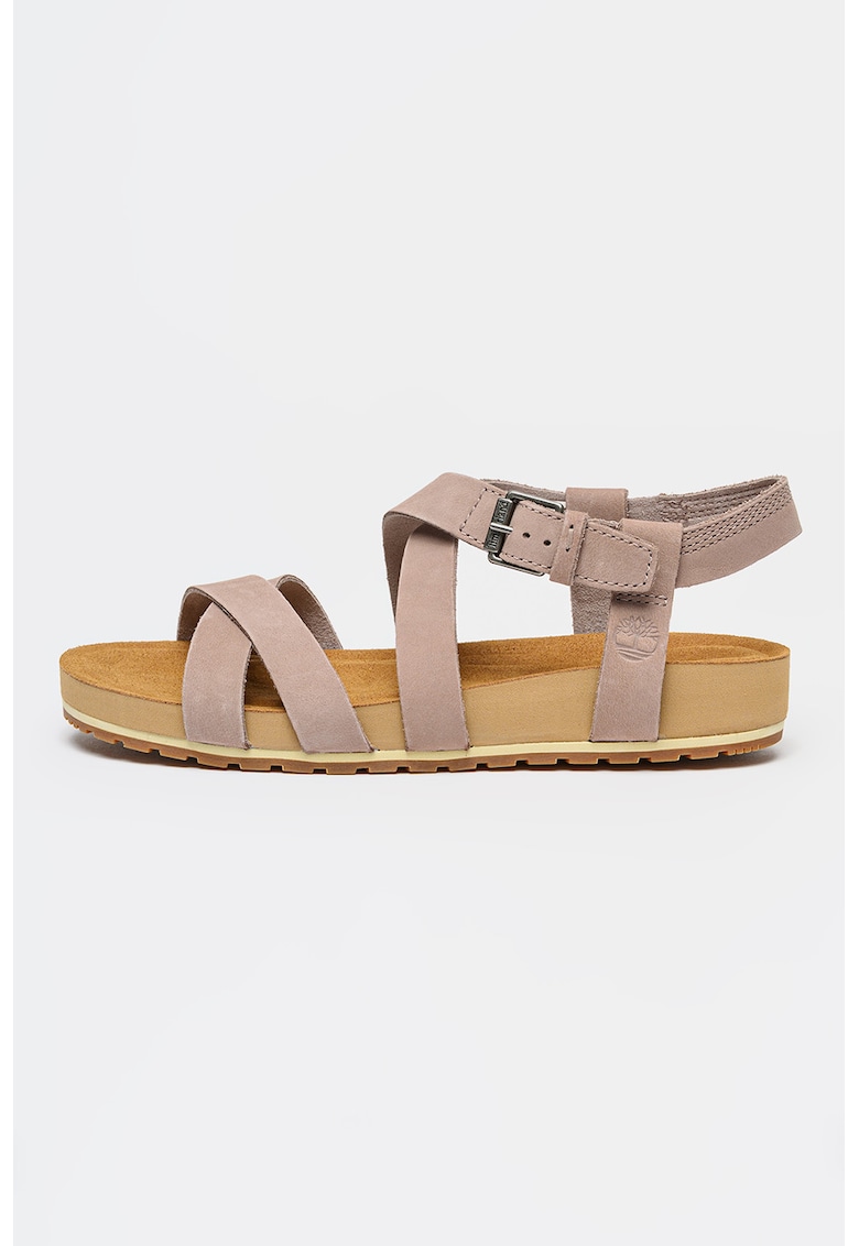 Sandale din piele Malibu Waves - Liliac prafuit