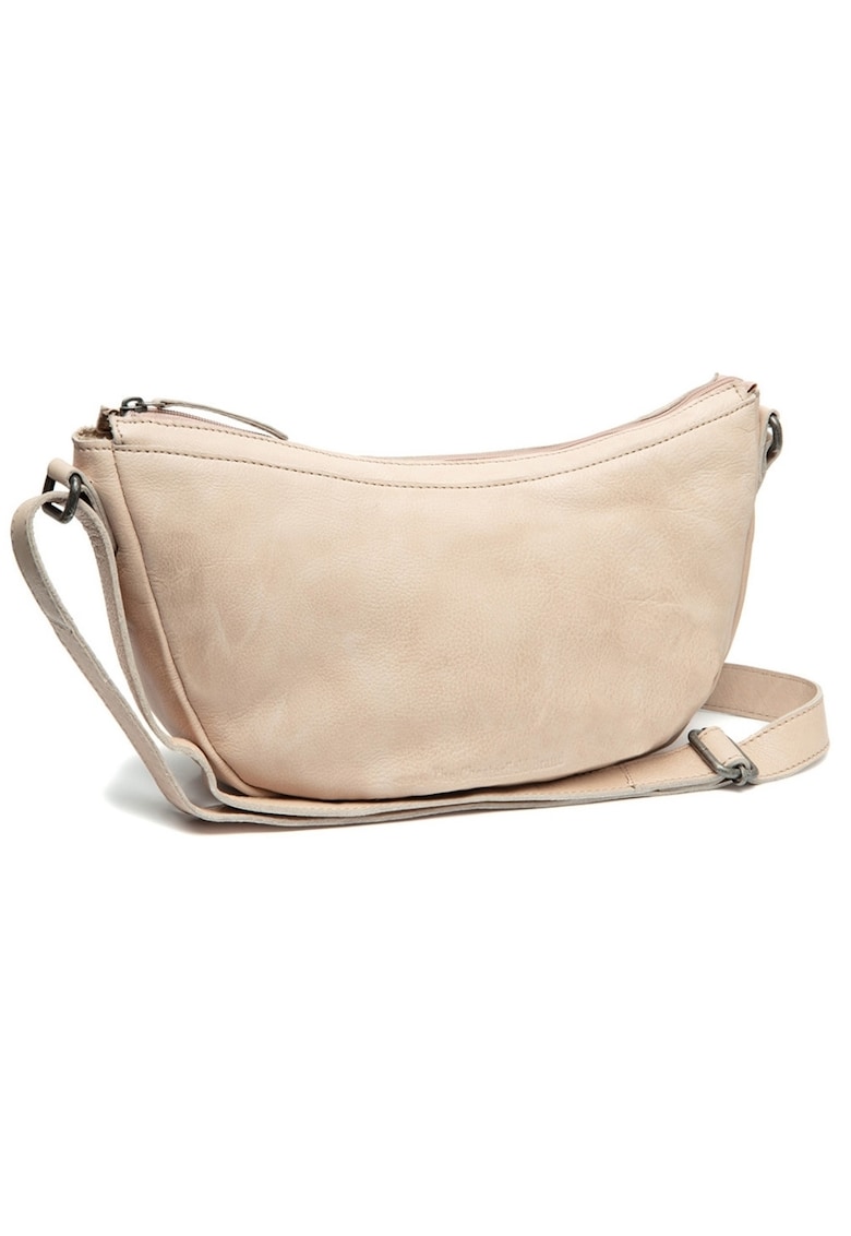Geanta umar de dama din piele naturala - Clarita - Bej - 35 x 10 x 17 cm