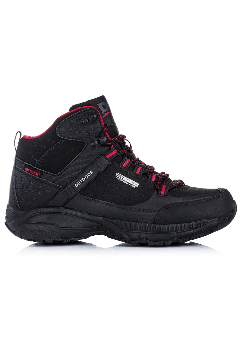 Pantofi sport barbati - trekking - negru - material sintetic - talpa cauciuc