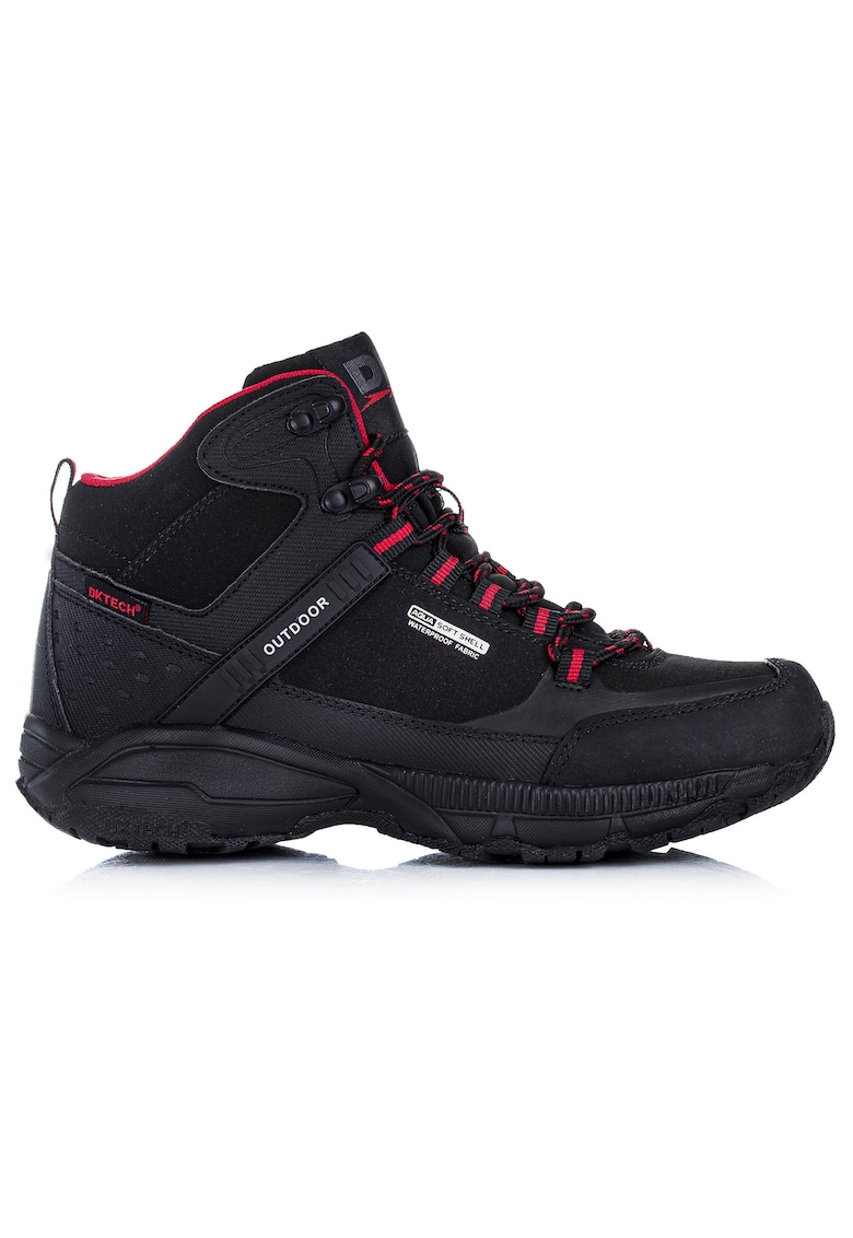 Pantofi sport barbati - trekking - negru - material sintetic - talpa cauciuc