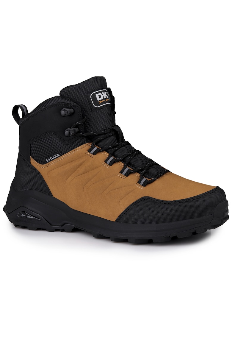 Pantofi sport barbati trekking - sintetic - Caramel/Bronz | Negru