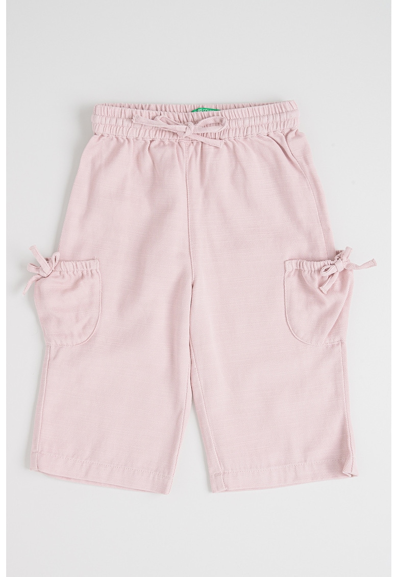 Pantaloni din amestec de lyocell - Liliac prafuit