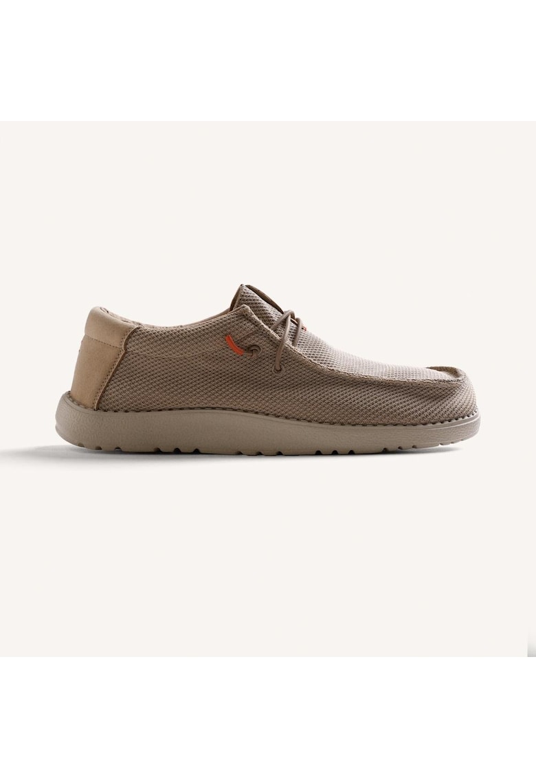 Pantofi loafer din material textil Masbate Wallabee - Bej inchis