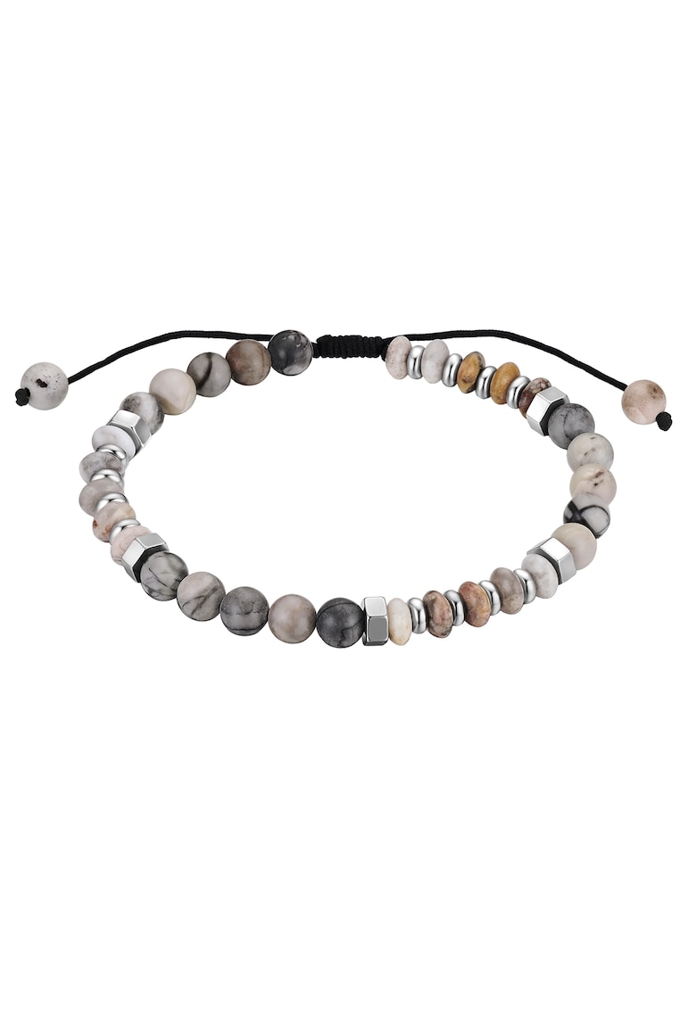 Bratara ajustabila cu jasp - Argintiu