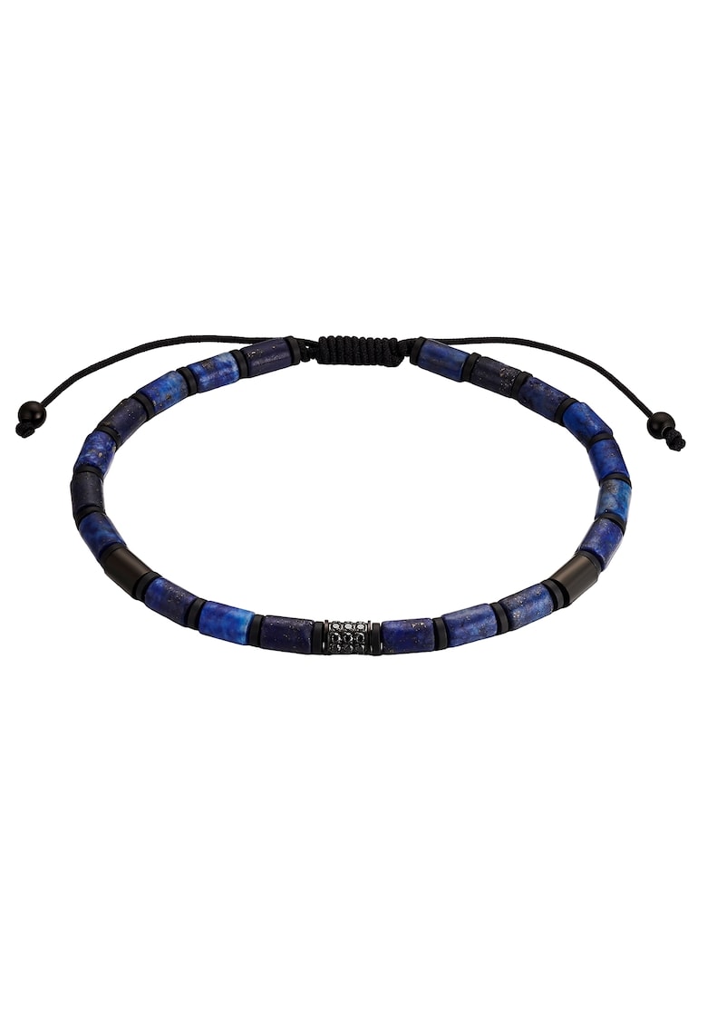 Bratara ajustabila cu pietre semipretioase - Negru