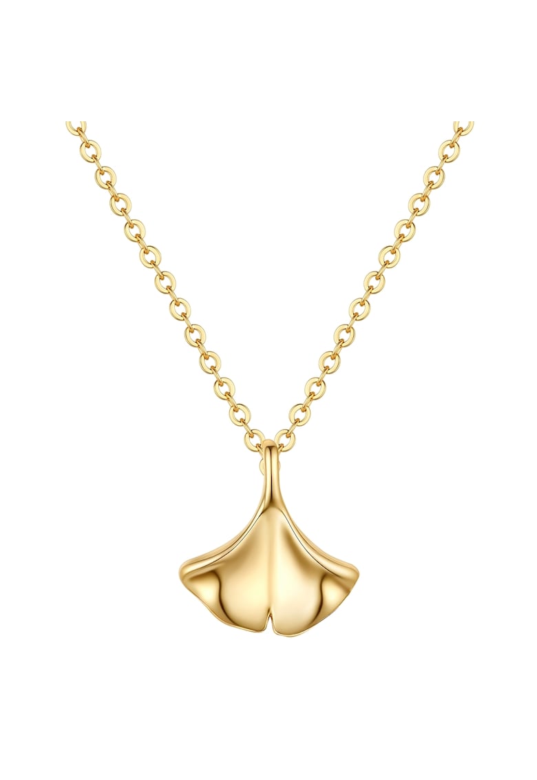 Colier placat cu aur de 14K si decorat cu pandantiv - Auriu