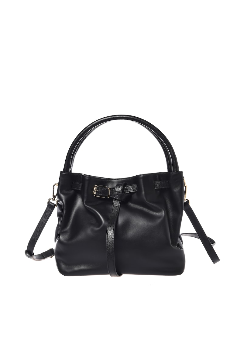 Geanta tote din piele - Negru