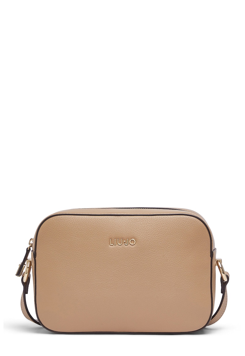 Geanta crossbody din piele ecologica - Maro camel