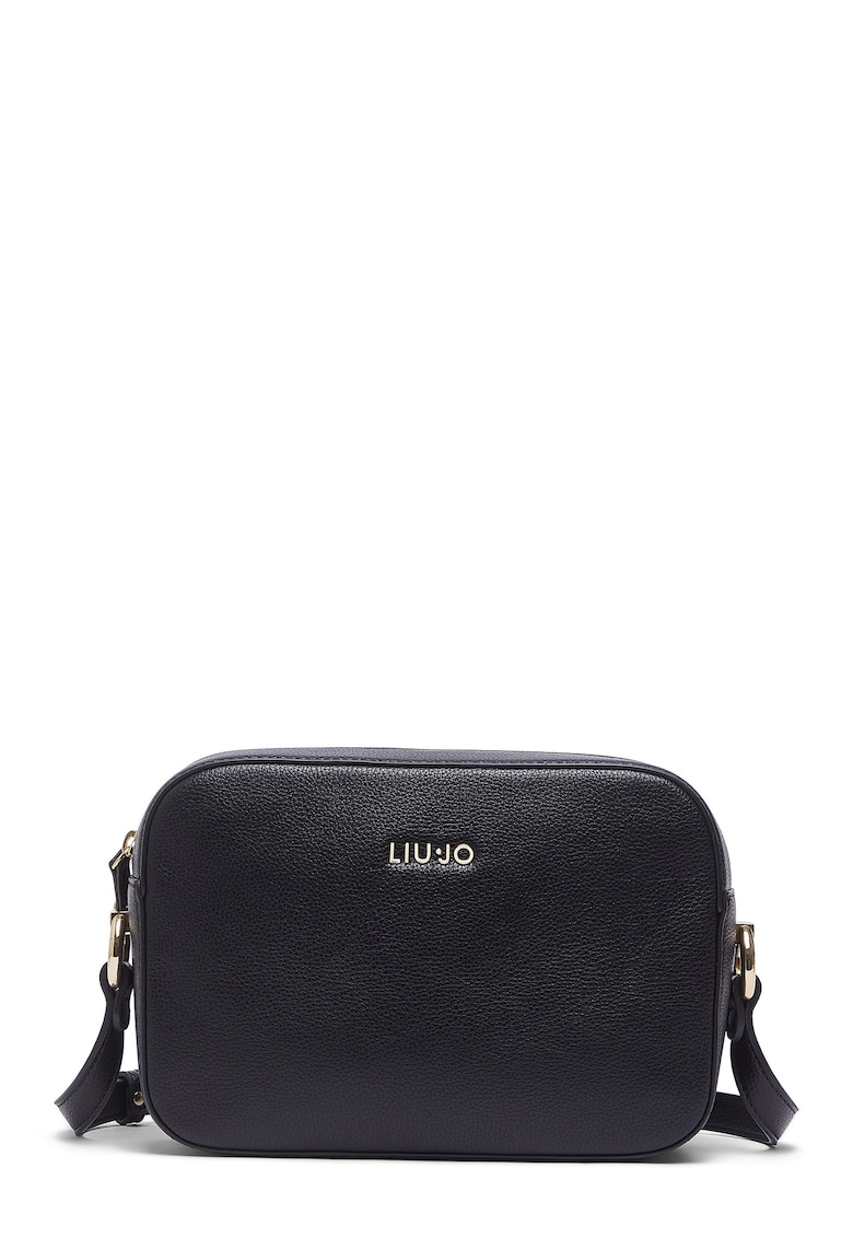 Geanta crossbody din piele ecologica - Negru