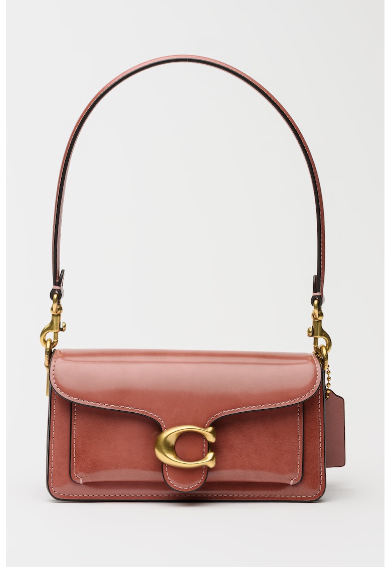 Geanta de piele cu bareta Tabby 20 - Rosu prafuit
