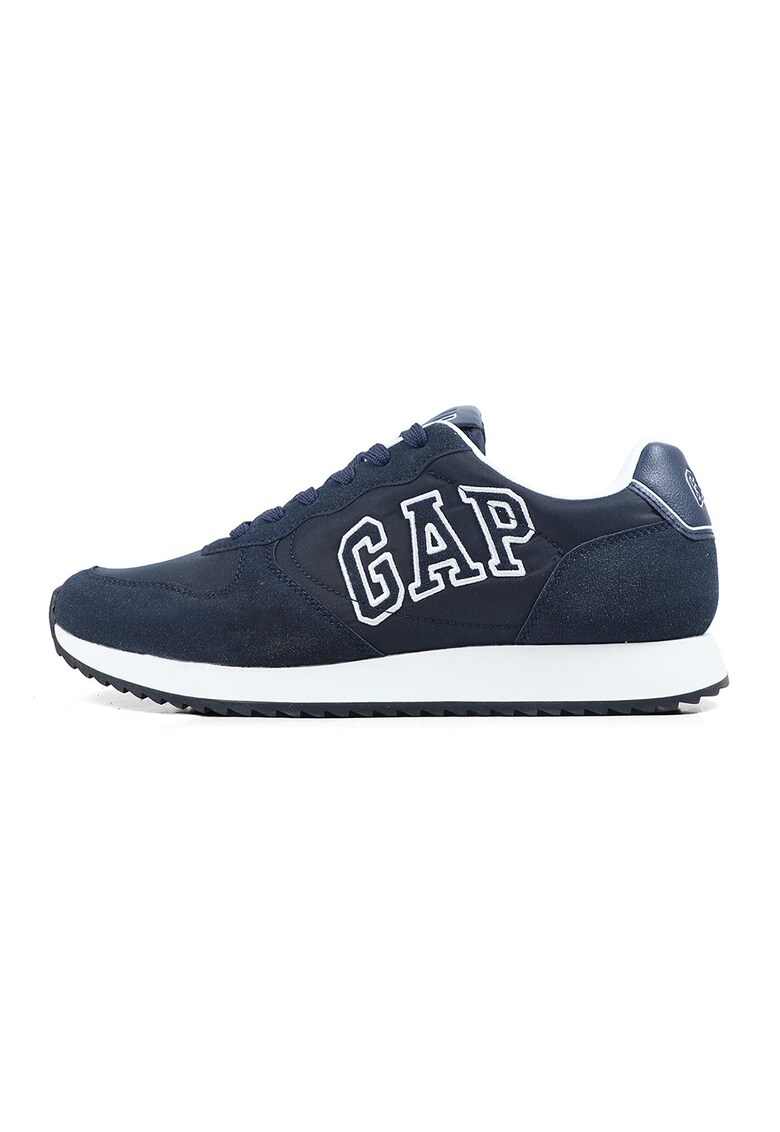 Pantofi sport low-cut cu logo - Bleumarin