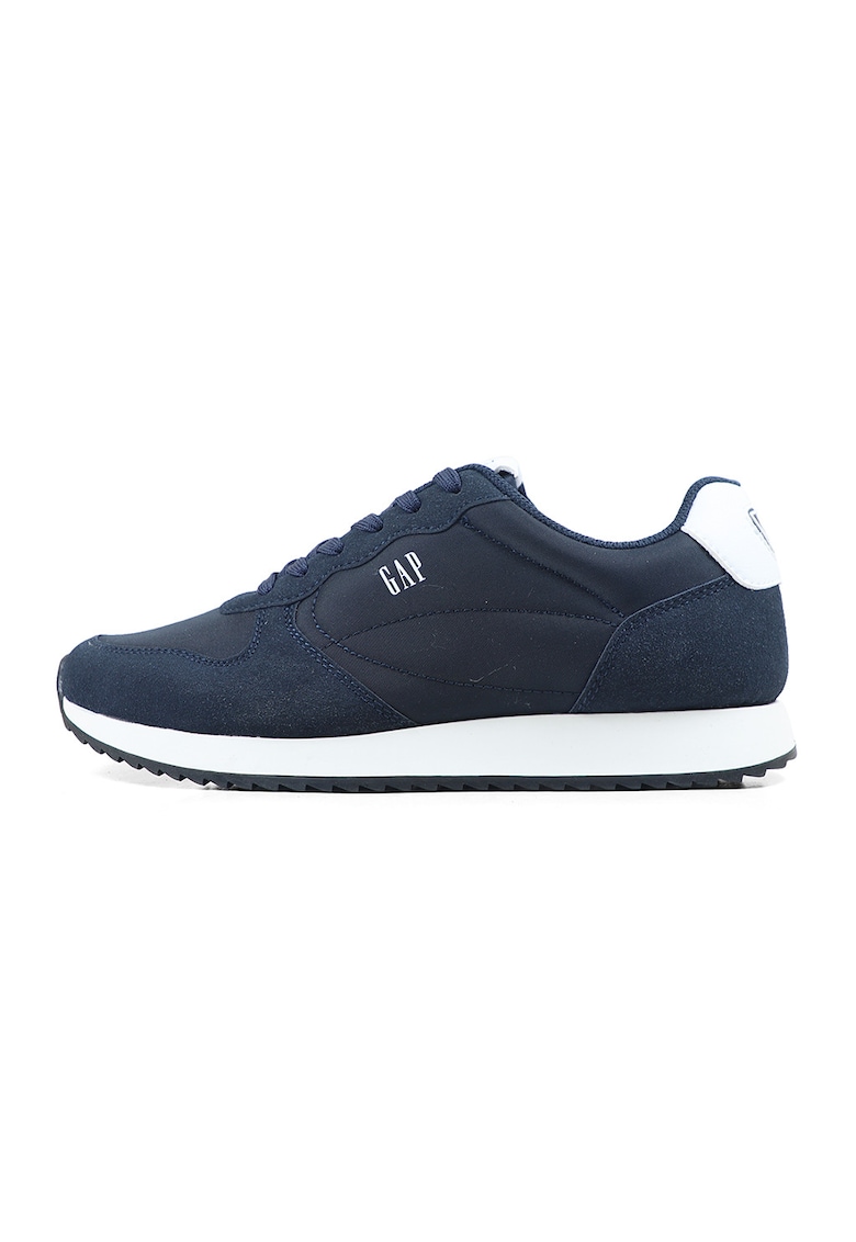 Pantofi sport low-cut cu detalii logo - Bleumarin