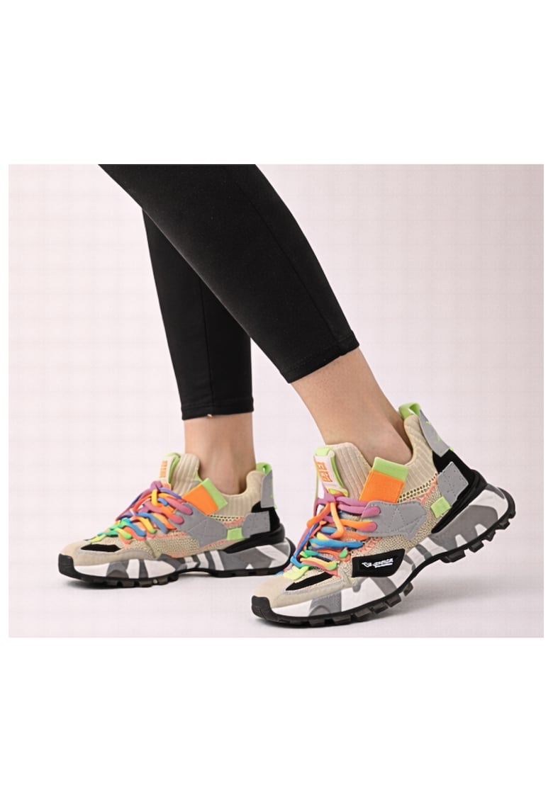 Pantofi sport - dama - 4S18159W bej - textil - Bej