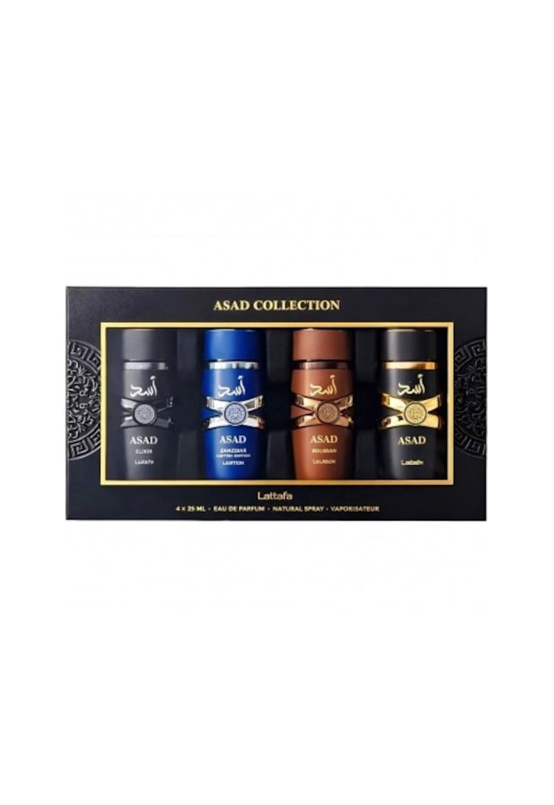 Set parfumuri Asad - 4 x 25 ml - sticla - pentru barbati