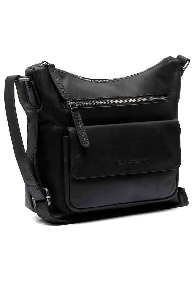 Geanta umar dama piele naturala - 4.8 litri - Hailey - - Negru