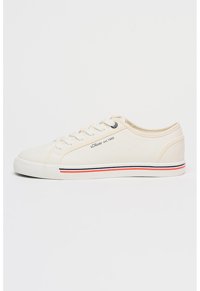 Tenisi canvas low-cut - Crem