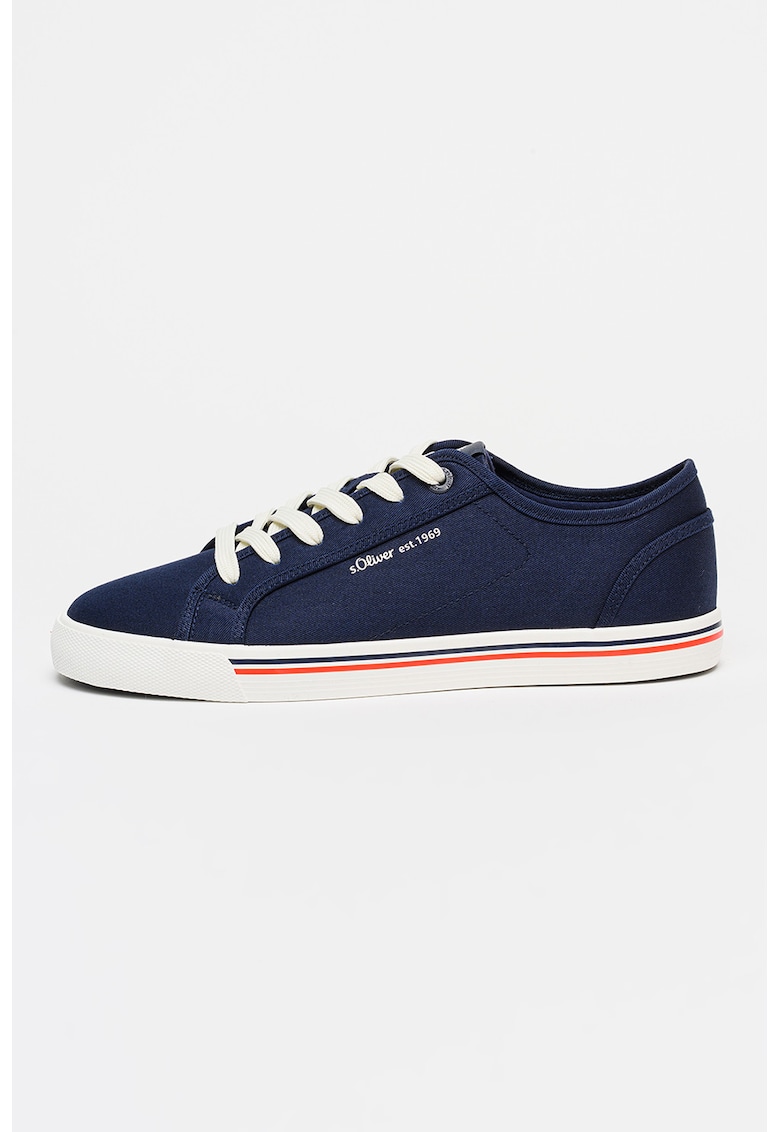 Tenisi canvas low-cut - Bleumarin stins