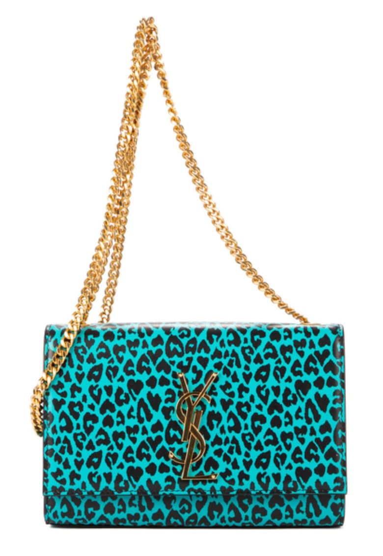 Geanta de umar din piele naturata cu model animal print Kate