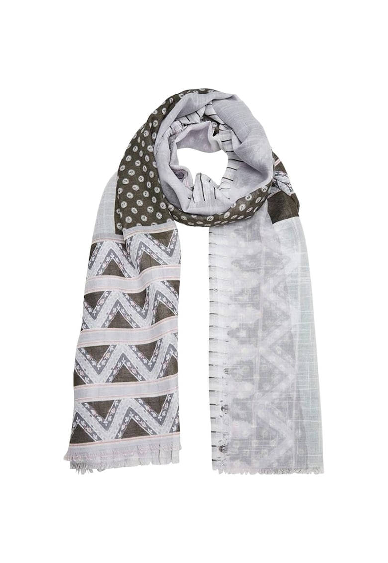 Esarfa cu model geometric