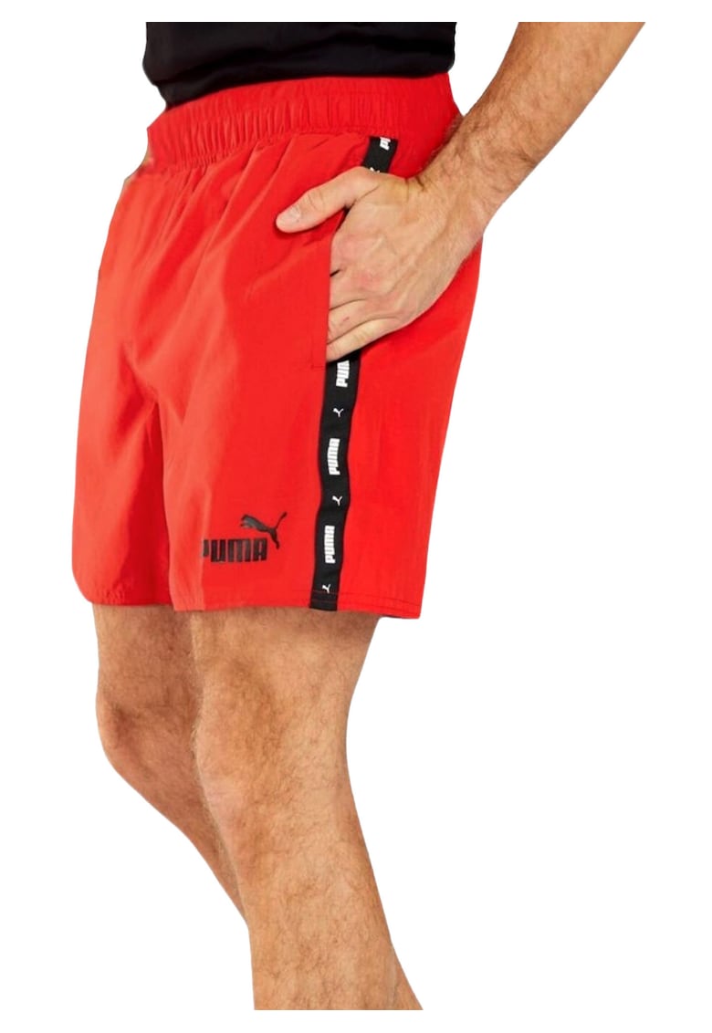 Pantaloni sport barbati TAPE - rosu - poliester -