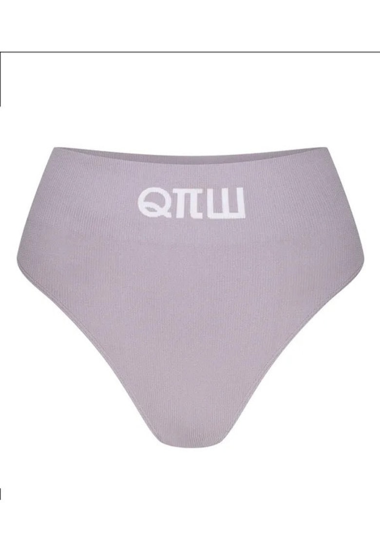 Chiloti de baie - dama - tanga - Gri deschis - Capsule Robert Kupisz x - Gri