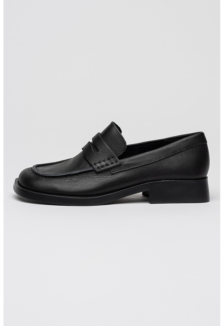 Pantofi loafer cu varf patrat Donna - Negru