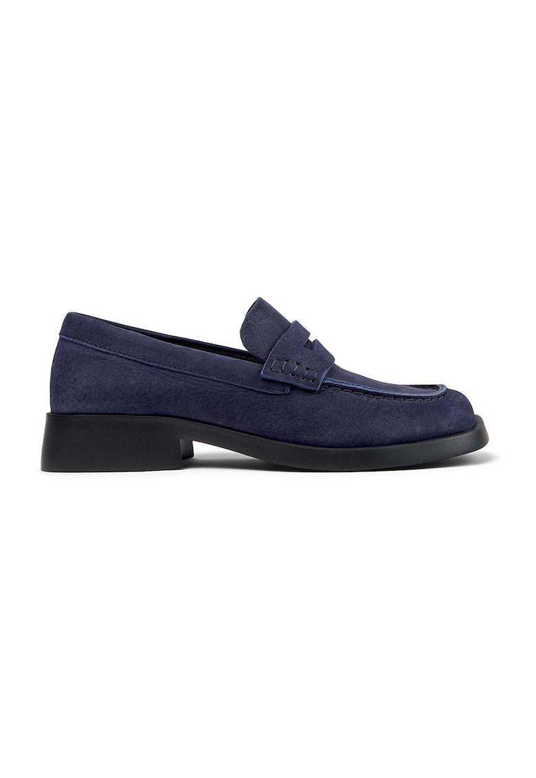 Pantofi loafer cu varf patrat Donna - Albastru indigo