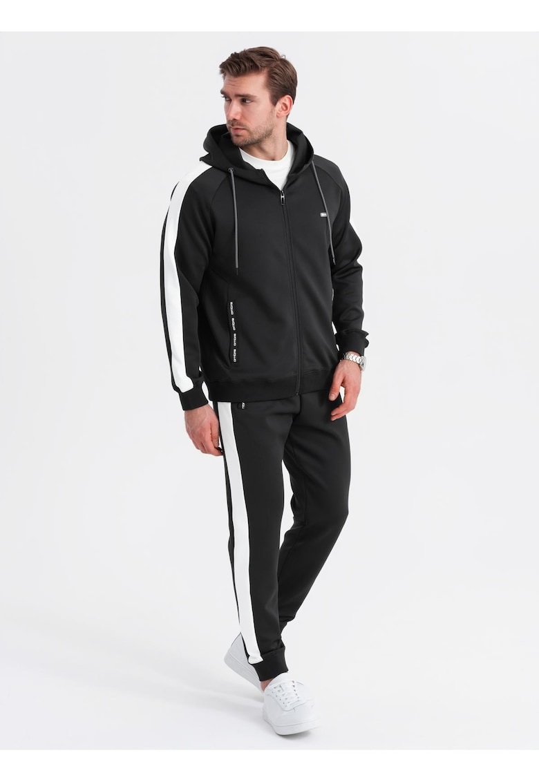 Set de trening hanorac si pantaloni de jogging Z118 - Negru