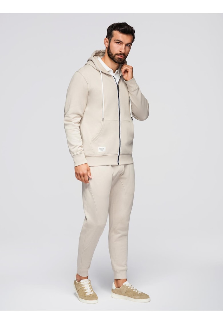 Set de trening hanorac si pantaloni de jogging Z119 - Gri deschis