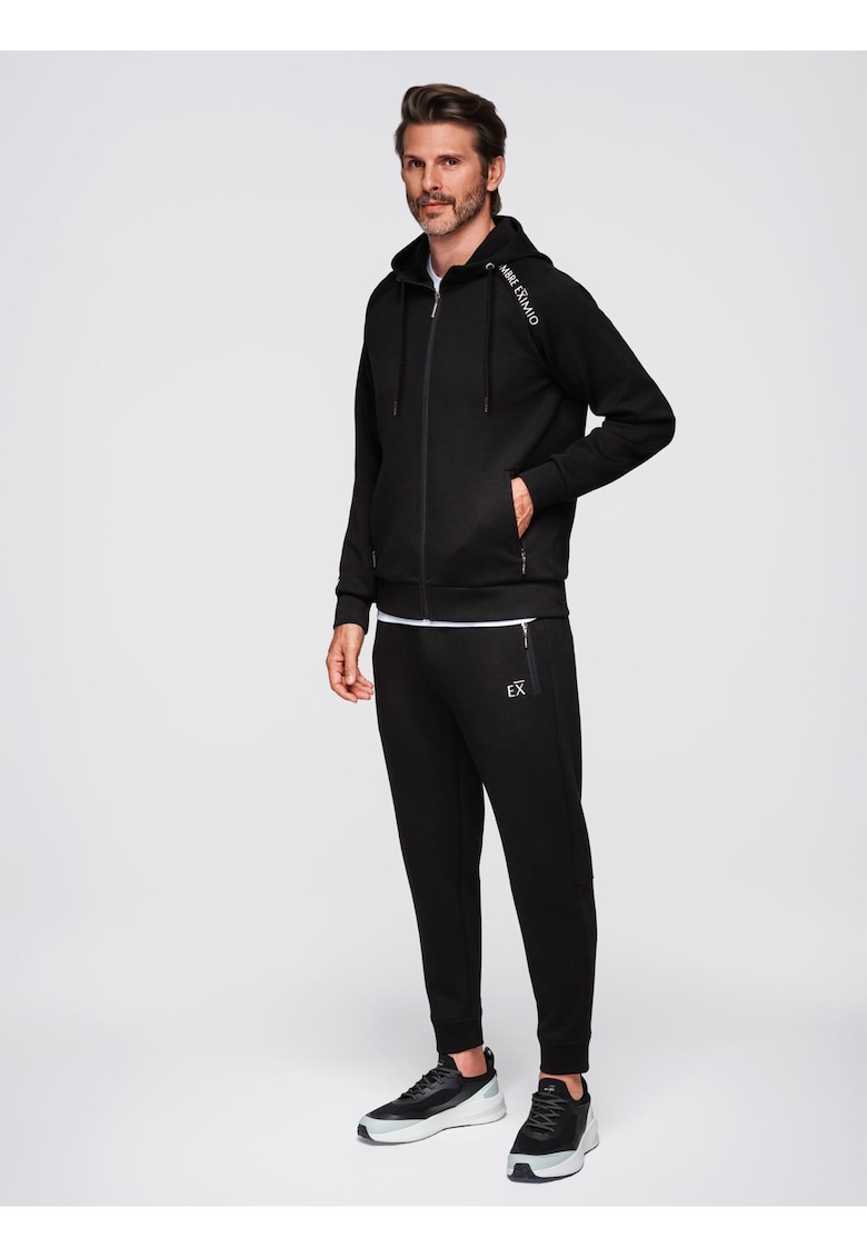 Set de trening hanorac si pantaloni de jogging Z115 - Negru
