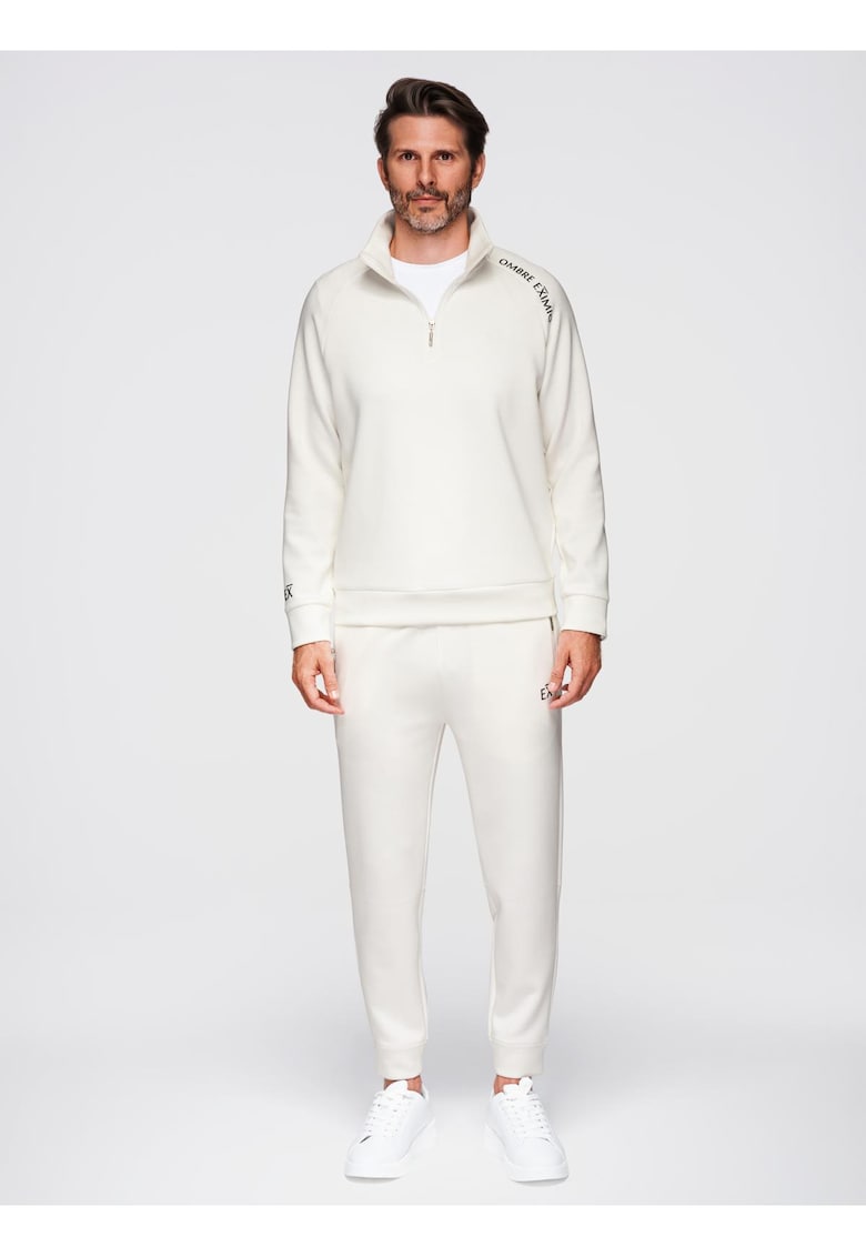 Set de trening bluza si pantaloni de jogging Z117 - Alb