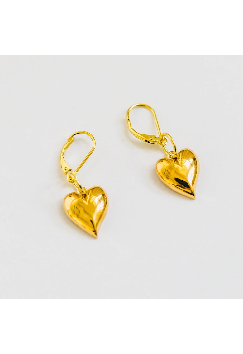 Cercei argint 925 placat aur 24K - handmade - auriu