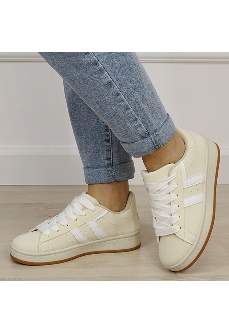 Sneakersi dama bej BM-1101 M2 19310 - Bej