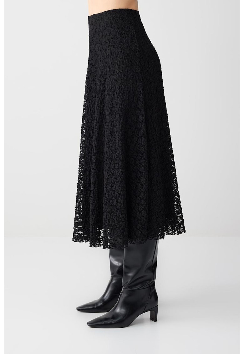 Fusta midi - Negru