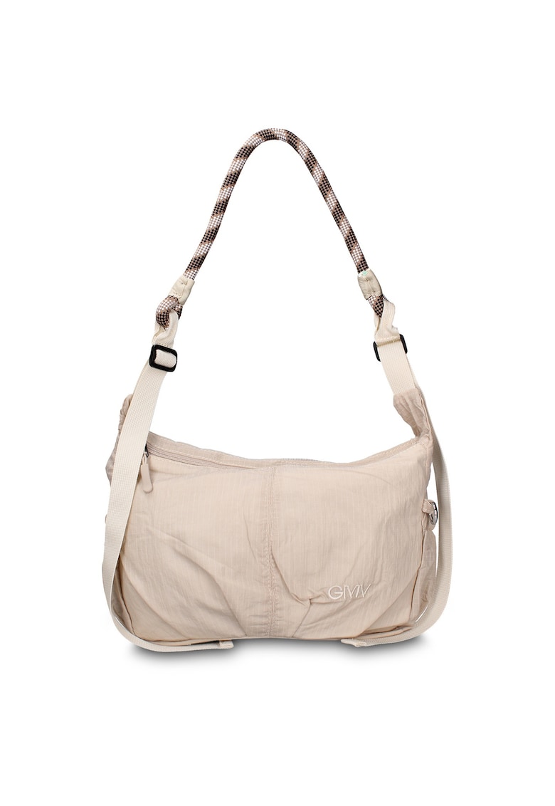 Geanta de piele ecologica cu bareta Avelia Prime - Alb