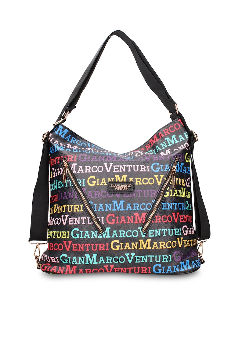 Geanta cu bareta Novara Elite - Rosu/Negru/Portocaliu